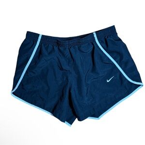 Nike Girls Dri-Fit Running Athletic Shorts‎ Tempo w/ built in briefs Black Large